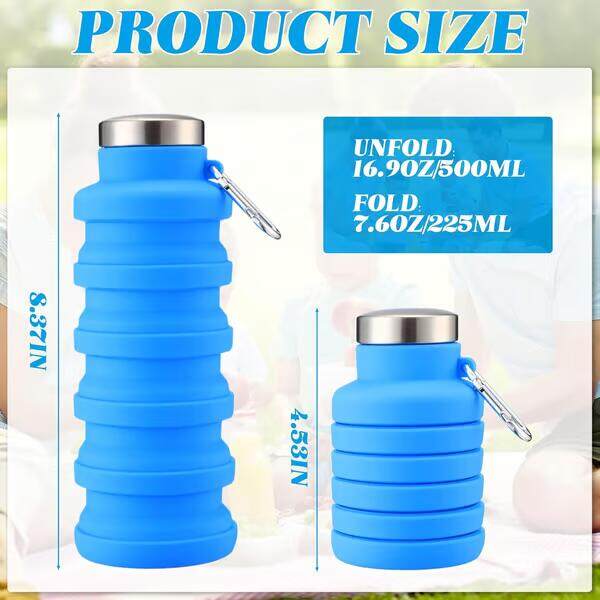 šHot Saleš„š„Silicone foldable water bottle ā Ideal for sports, travel & outdoor ā Reusable & BPA-free