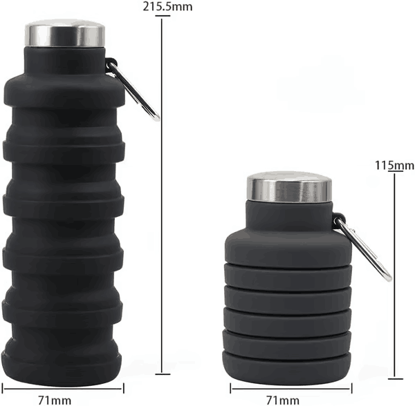 šHot Saleš„š„Silicone foldable water bottle ā Ideal for sports, travel & outdoor ā Reusable & BPA-free
