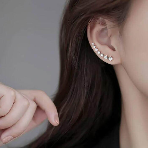 ✨Seven Star Diamond Stud Earrings – Sparkle That Speaks for Itself