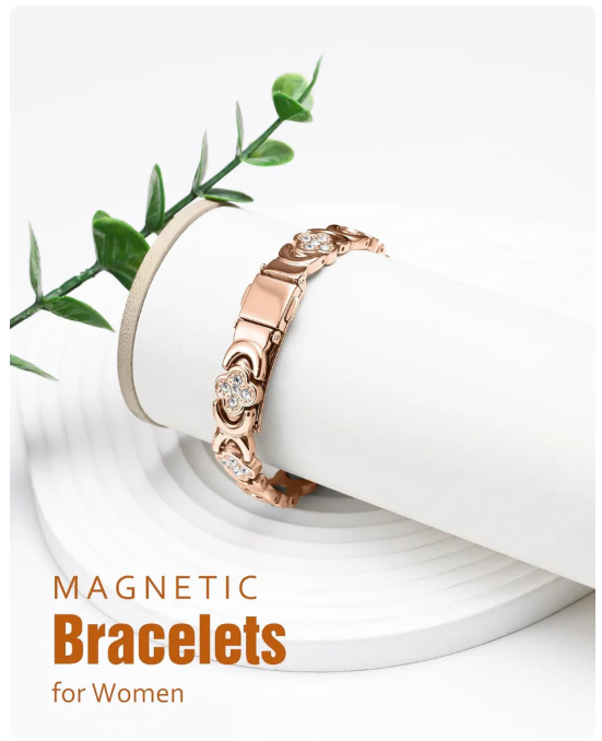 Diystar Copper Bracelets for Women. Pure Copper Magnetic Bracelet with 38oo Gauss Effective Magnets