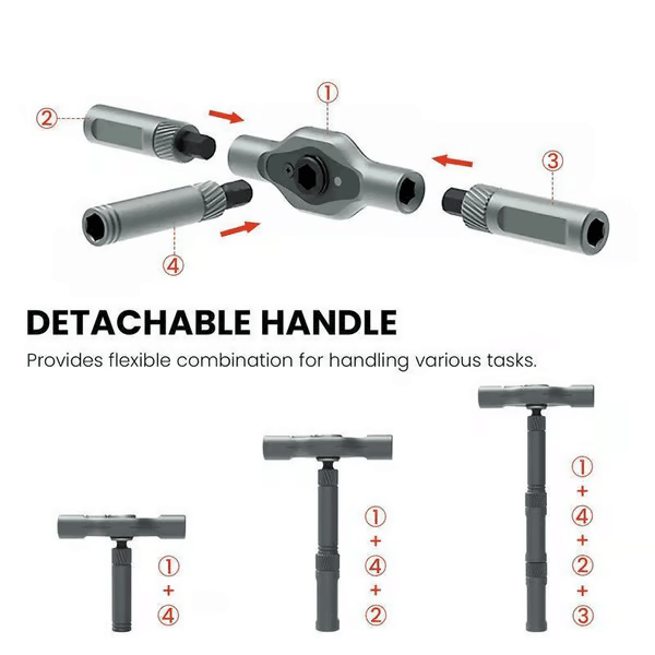 🔥24 in 1 DlY Screwdriver Set Magnetic Compact and Portable Ratchet Screwdriver