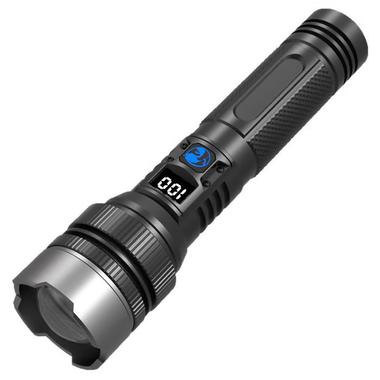 🔦 Summer Essential! 🔥 2-in-1 Power Bank Flashlight – Super Bright, Zoomable & USB Rechargeable for Camping & Emergencies