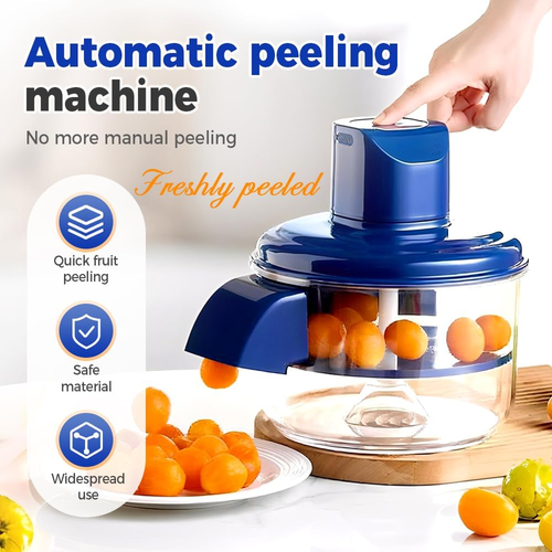 Electric Grape Peeling Machine, 2025 New Automatic Small Fruit Garlic Peeler Machine, Portable USB Charging Rechargeable Fruit Peeling Machine, Plum Tomato Cherry Garlics Skin Remover Tool