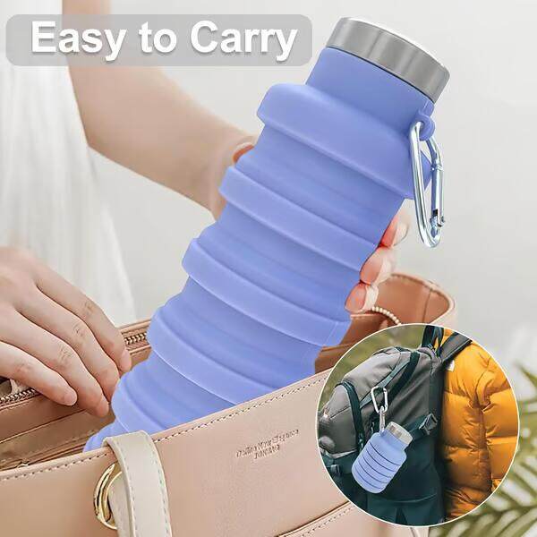 🏆Hot Sale🔥🔥Silicone foldable water bottle – Ideal for sports, travel & outdoor – Reusable & BPA-free
