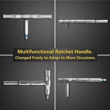 🔥24 in 1 DlY Screwdriver Set Magnetic Compact and Portable Ratchet Screwdriver